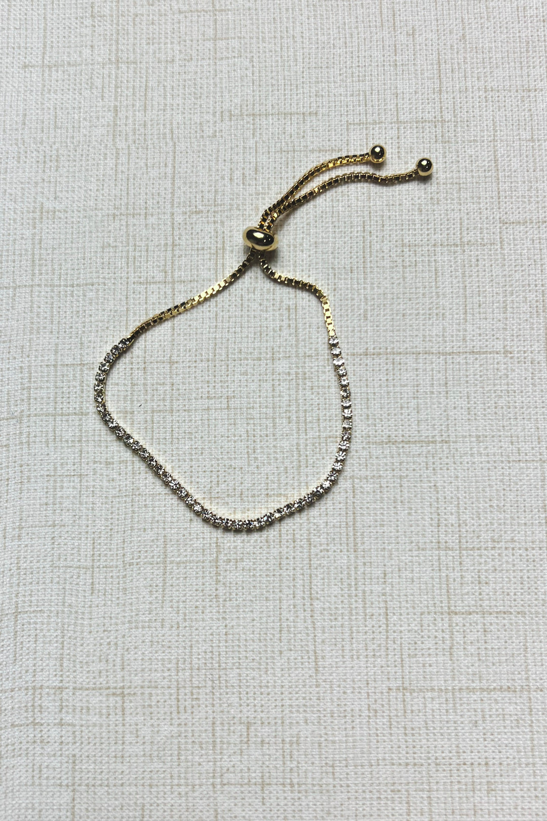 Rhinestone Adjustable Bracelet