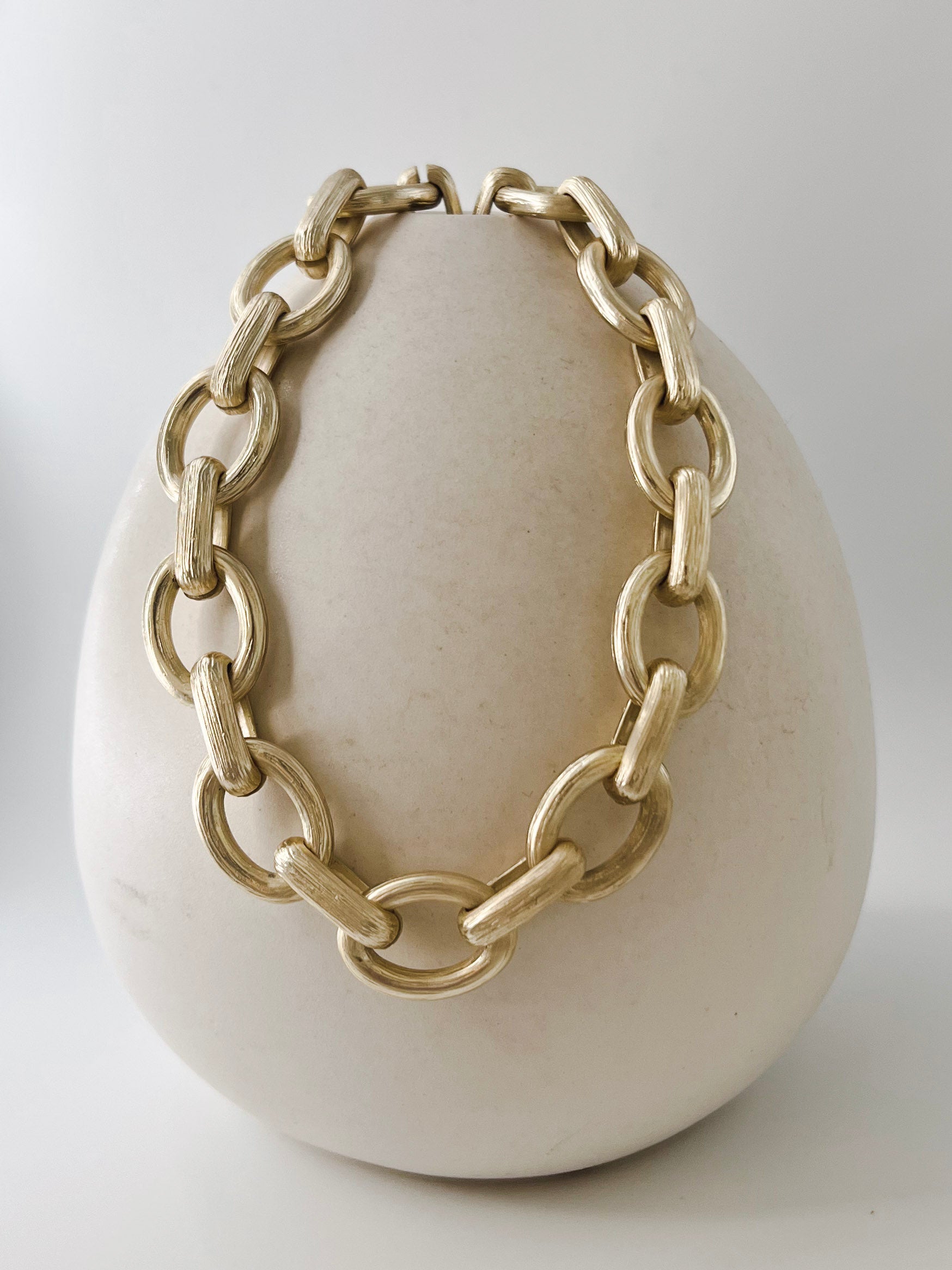 Kam Chunky Chain Necklace-Gold - KK Bloom Boutique