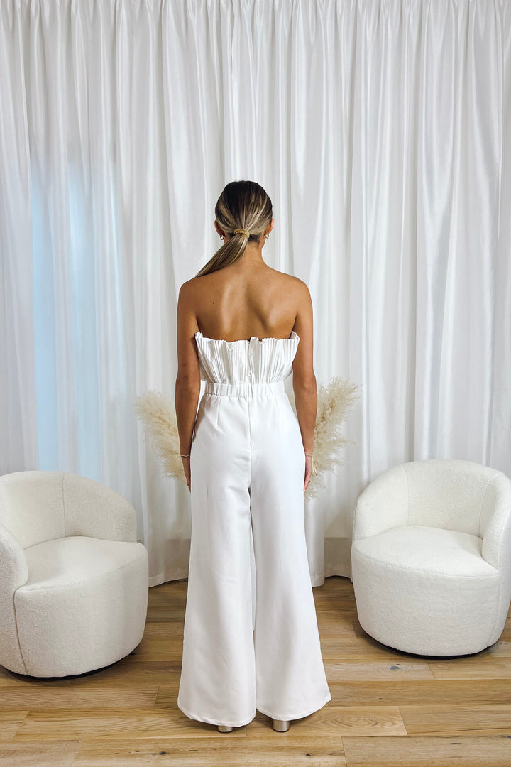 Tahoe Jumpsuit In White