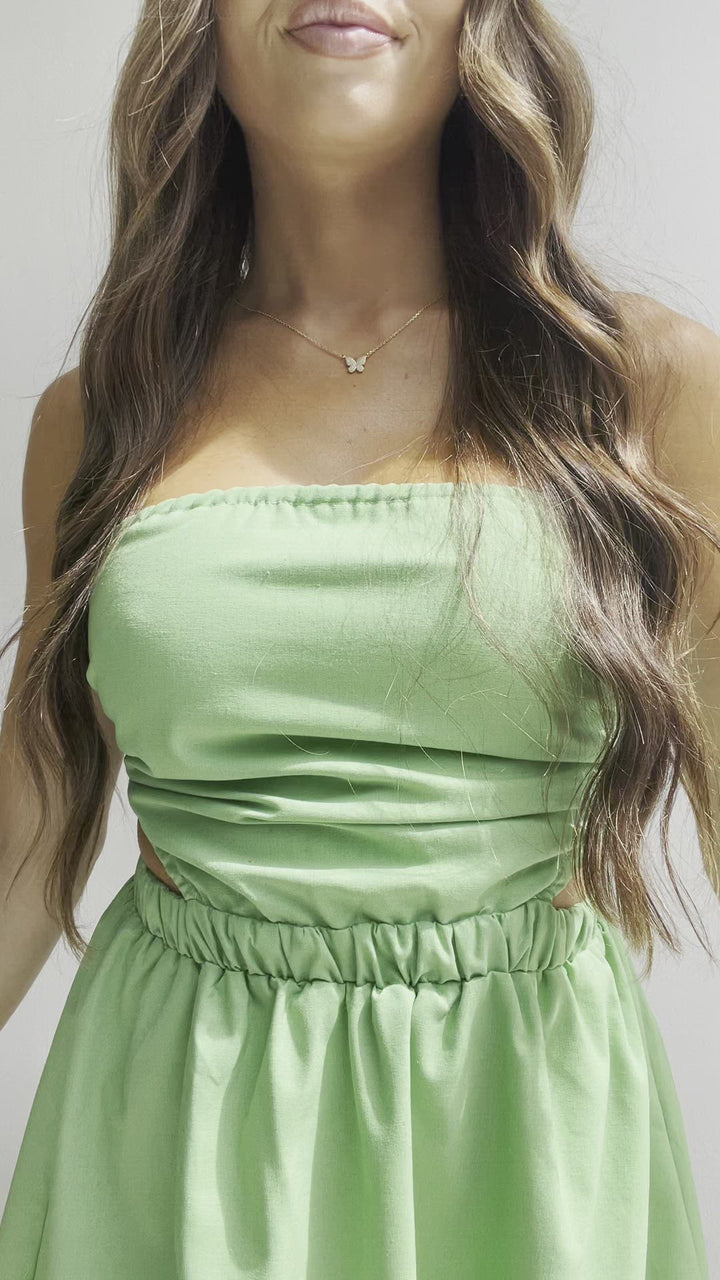 Cassie Dress in Green