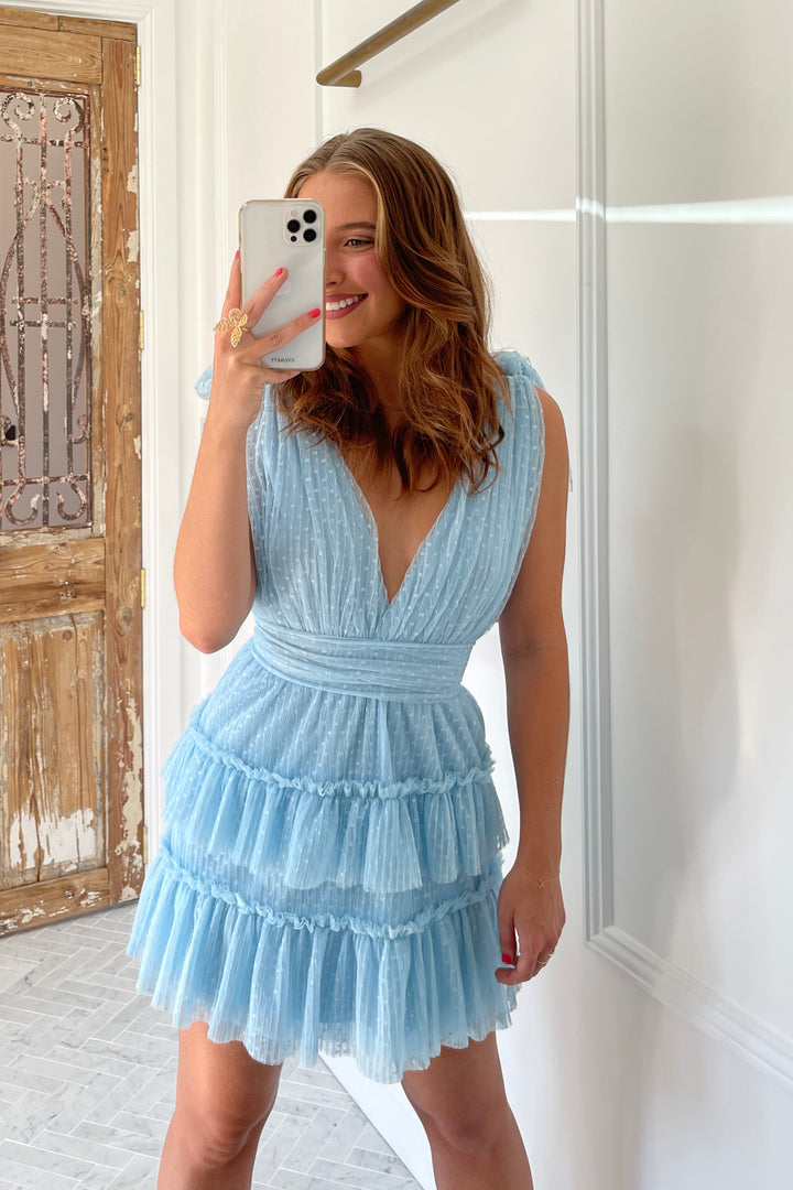 Destined For You Dress in Blue