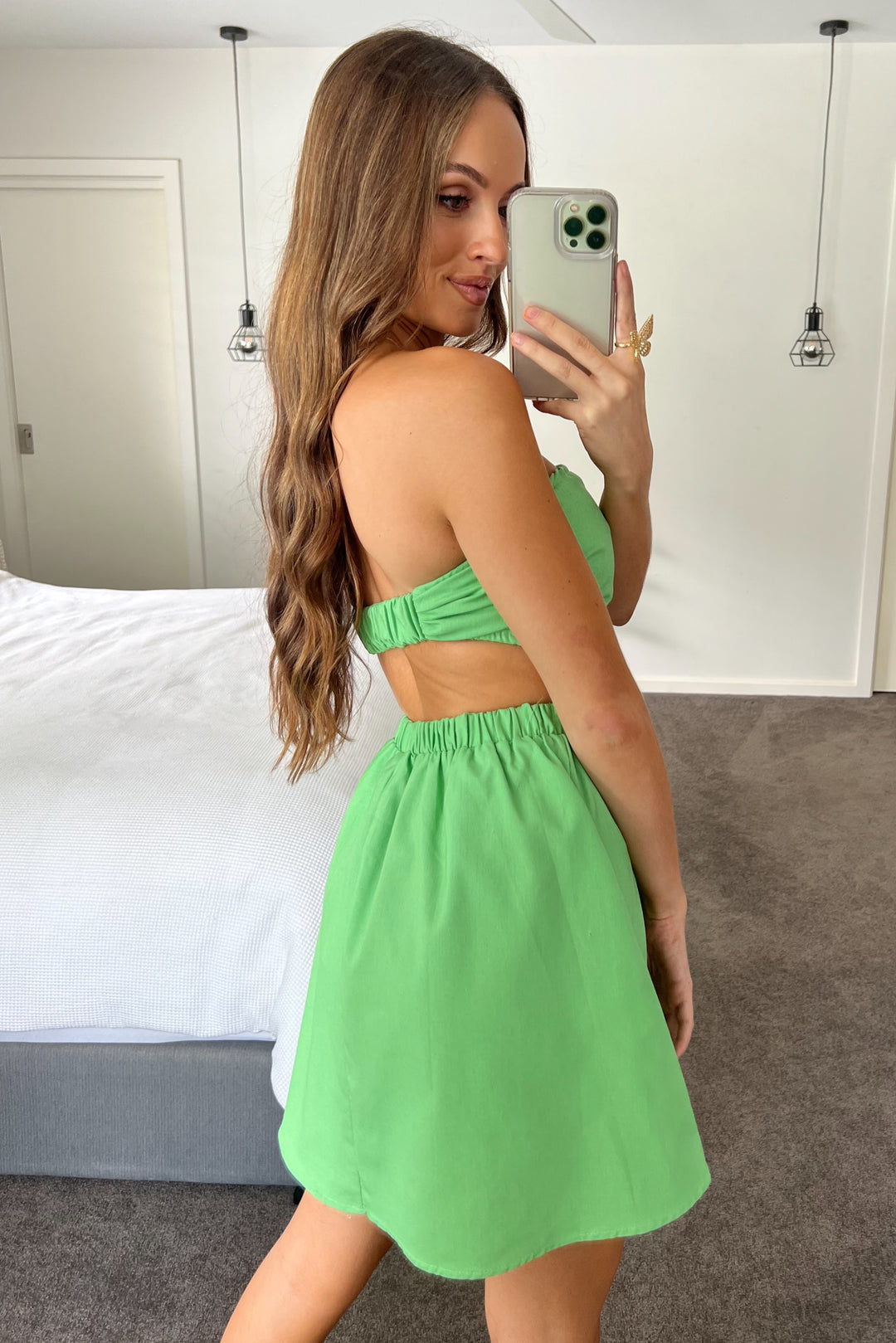Cassie Dress in Green