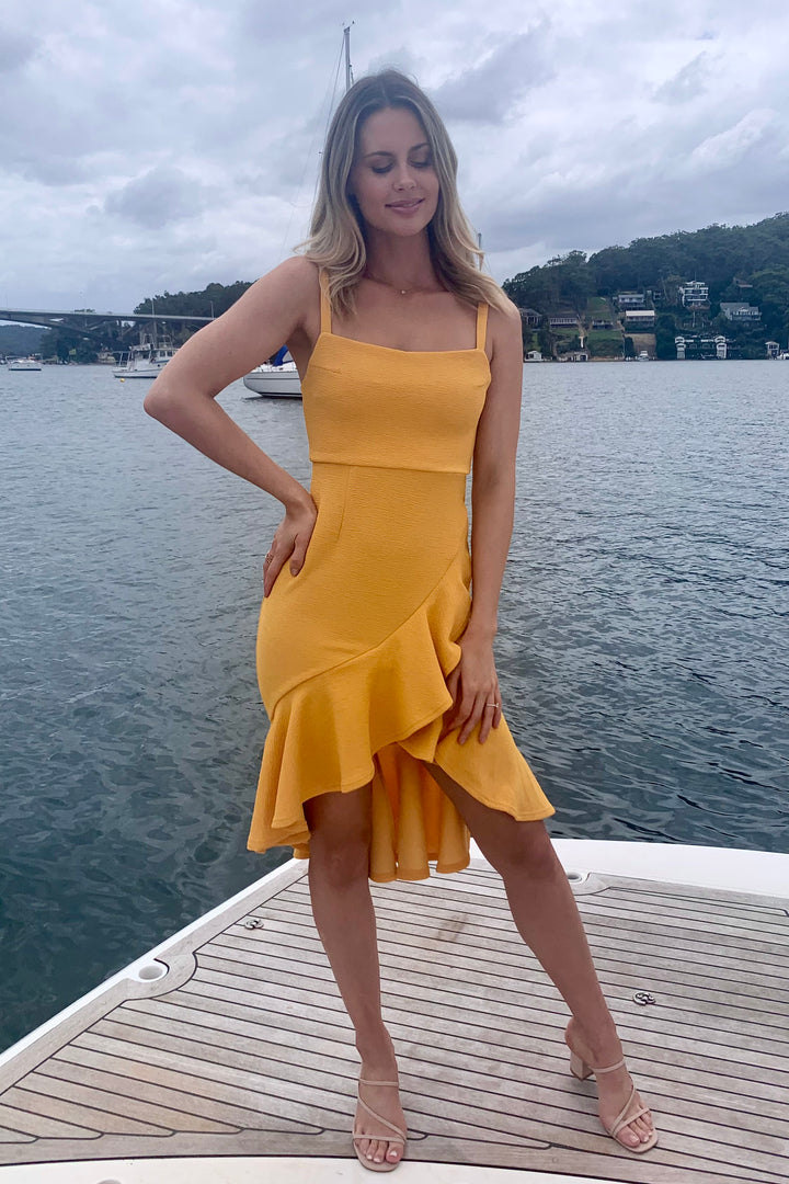 Senorita Dress in Yellow